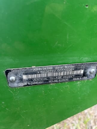 Image of John Deere 2623VT equipment image 4
