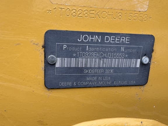 Image of John Deere 323E equipment image 1