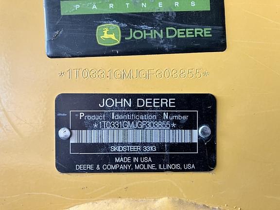 Image of John Deere 331G equipment image 1