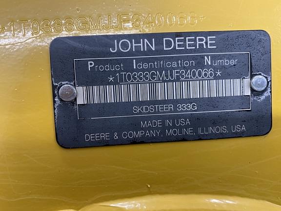 Image of John Deere 333G equipment image 4