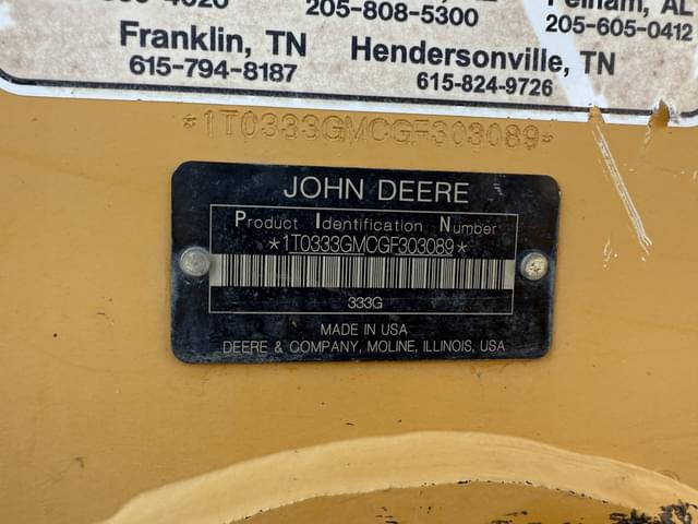 Image of John Deere 333G equipment image 4
