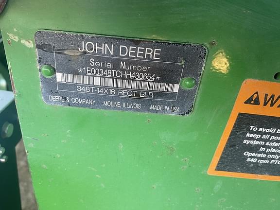 Image of John Deere 348 equipment image 1