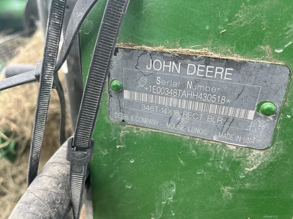 Image of John Deere 348 equipment image 4