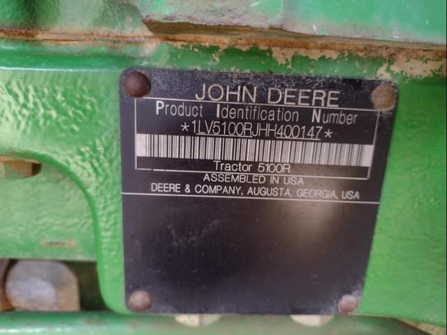 Image of John Deere 5100R equipment image 4
