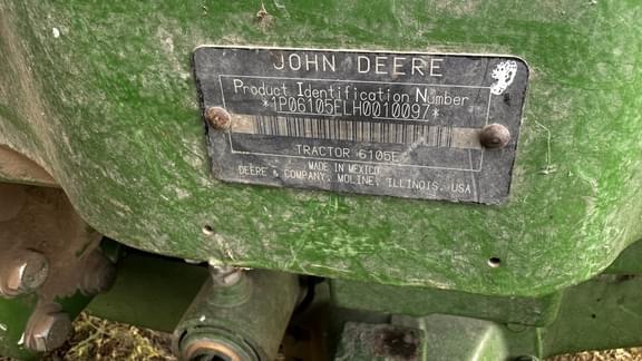 Image of John Deere 6105E equipment image 1