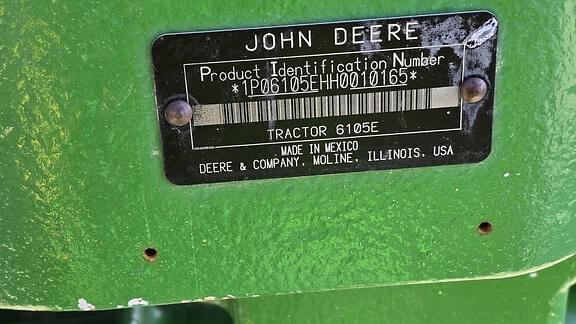 Image of John Deere 6105E equipment image 3