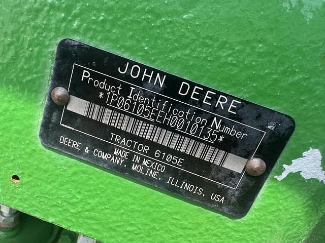 Image of John Deere 6105E equipment image 3