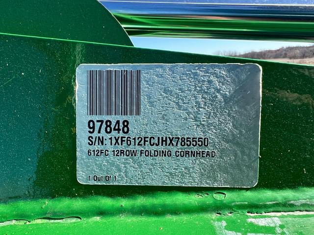 Image of John Deere 612FC equipment image 1
