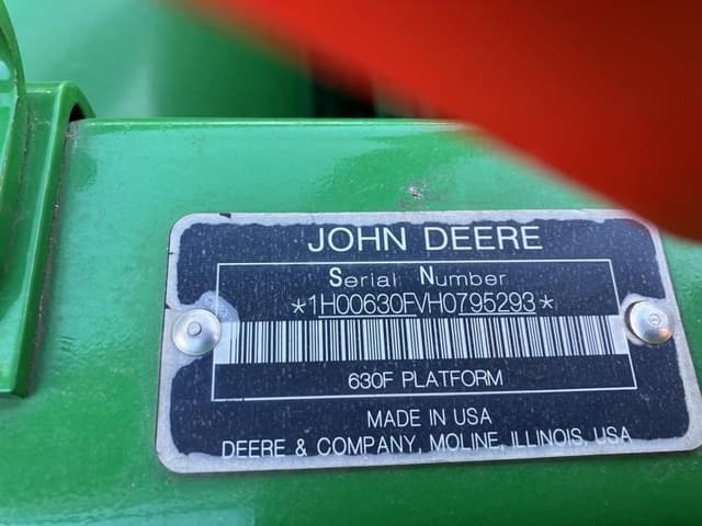 Image of John Deere 630F equipment image 3