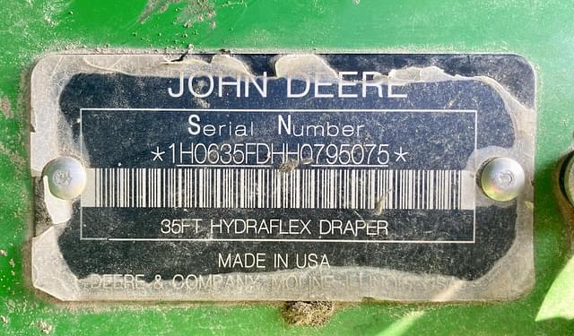 Image of John Deere 635FD equipment image 1