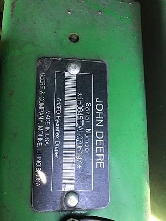 Image of John Deere 645FD equipment image 4