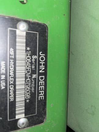 Image of John Deere 645FD equipment image 1