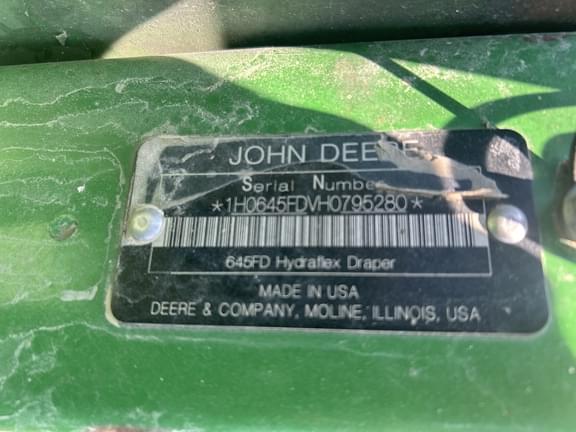 Image of John Deere 645FD equipment image 4