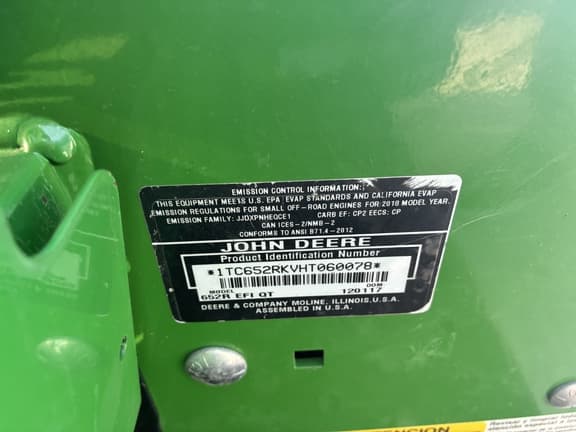 Image of John Deere 652R equipment image 4