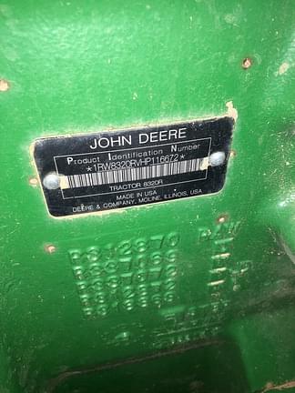 Image of John Deere 8320R equipment image 1