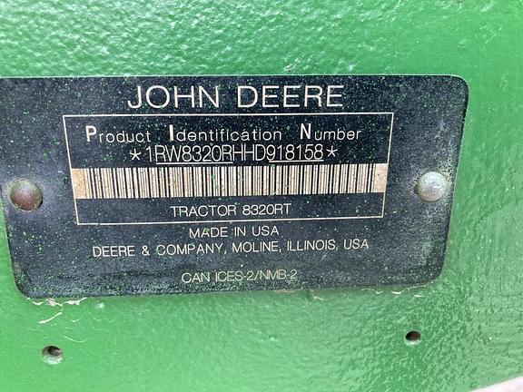 Image of John Deere 8320RT equipment image 1