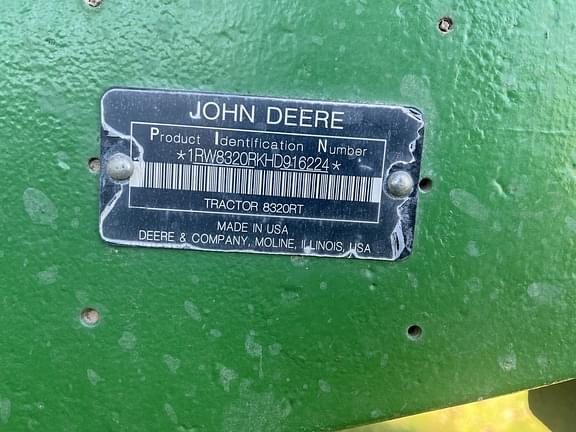 Image of John Deere 8320RT equipment image 1