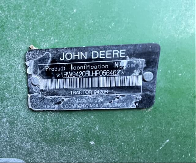 Image of John Deere 9420R equipment image 2