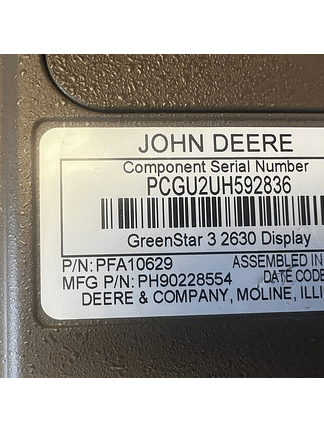 Image of John Deere GreenStar 2630 equipment image 2
