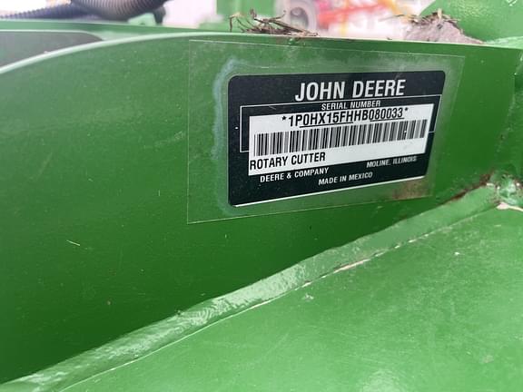 Image of John Deere HX15 equipment image 1