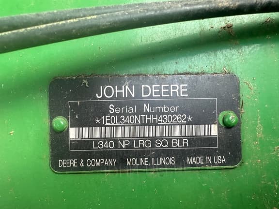 Image of John Deere L340 equipment image 3