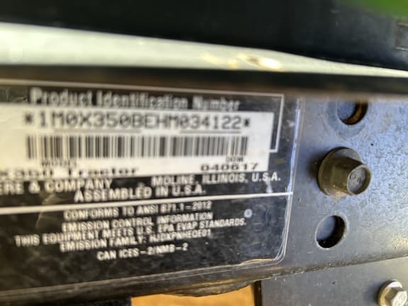 Image of John Deere X350 equipment image 2