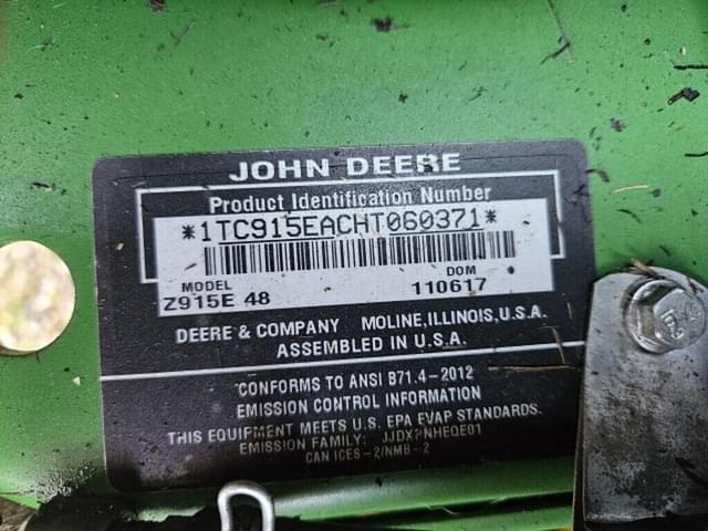 Image of John Deere Z915E equipment image 4