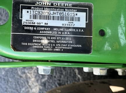 Image of John Deere Z930M equipment image 2