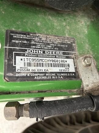 Image of John Deere Z955M equipment image 3