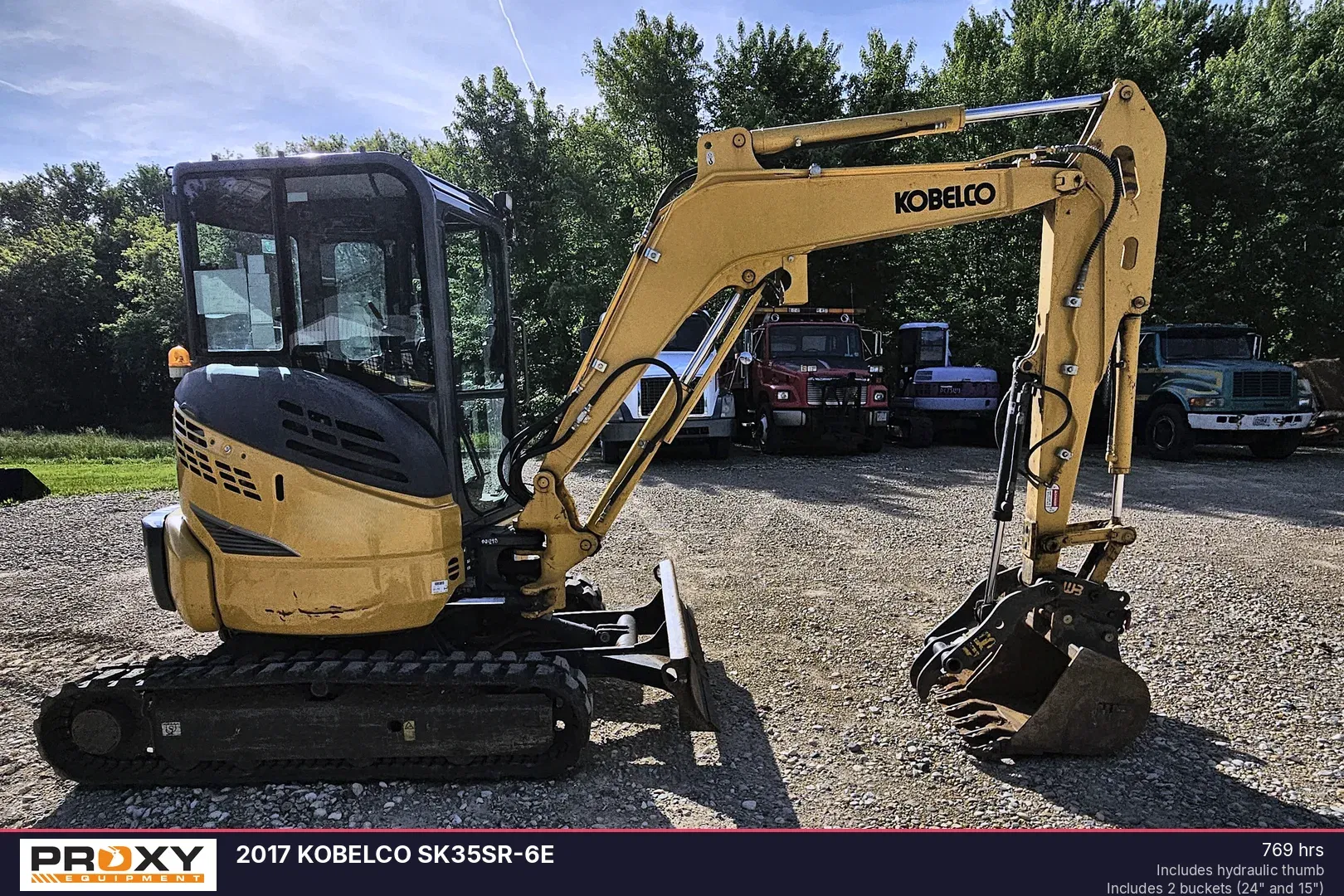 2017 Kobelco SK35SR-6E Equipment Image0
