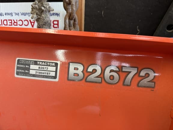 Image of Kubota B2672 equipment image 1