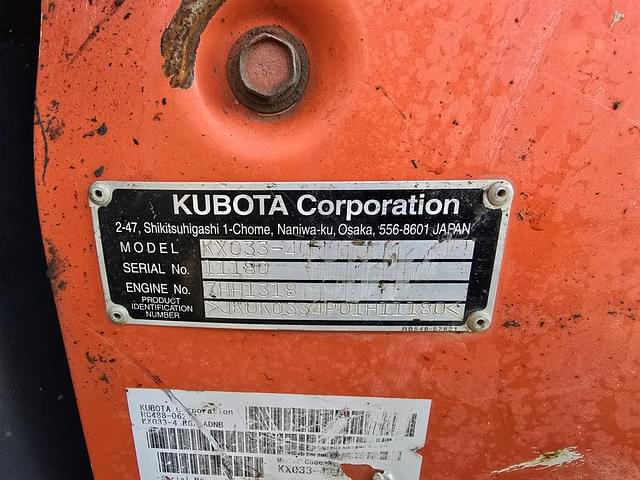 Image of Kubota KX033-4 equipment image 4