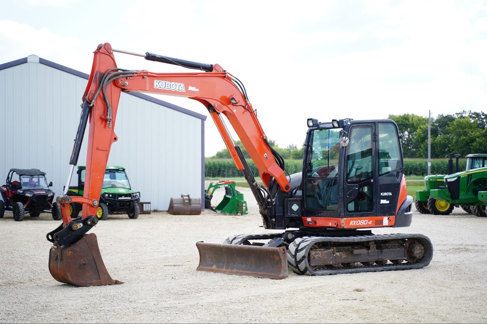 2017 Kubota KX080-4 Equipment Image0