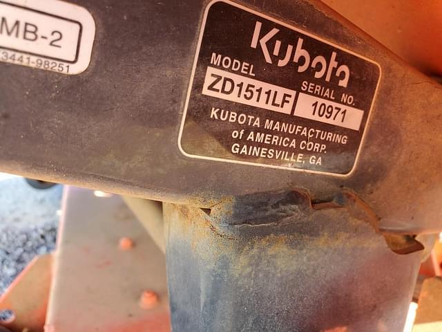 Image of Kubota ZD1511LF equipment image 3