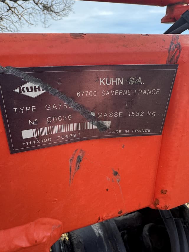 Image of Kuhn GA7501 equipment image 4