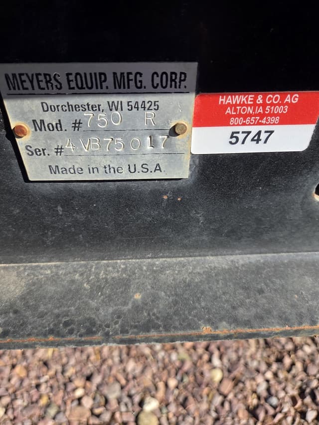 Image of Meyer's VB750 equipment image 4