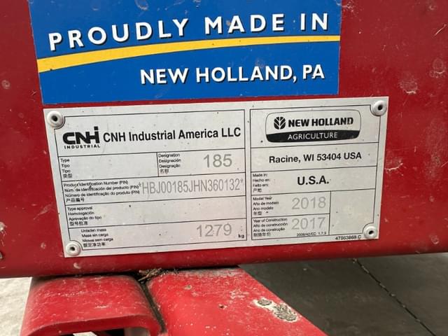 Image of New Holland 185 equipment image 4