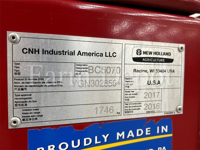 Image of New Holland BC5070 equipment image 1