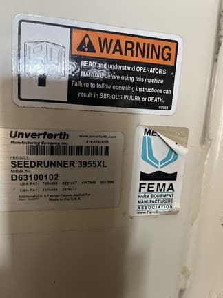 Image of Unverferth 3955XL equipment image 3