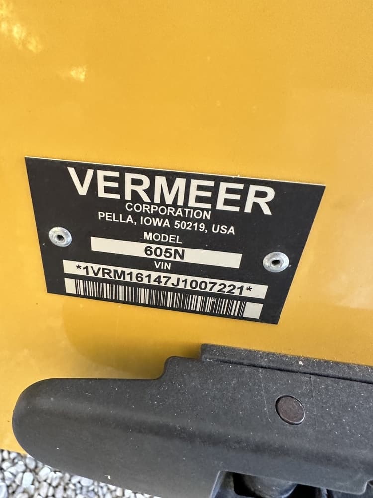 Image of Vermeer 605N Image 0