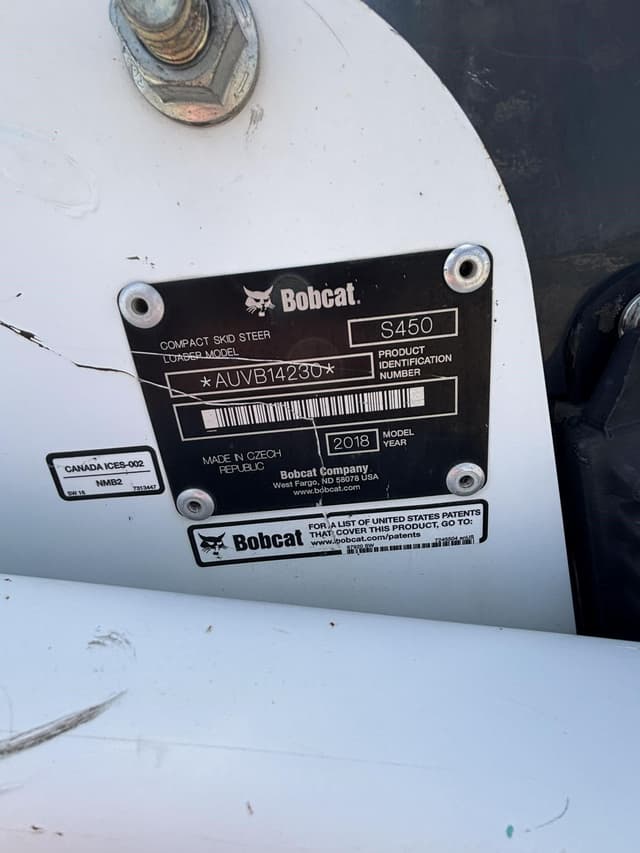 Image of Bobcat S450 equipment image 1