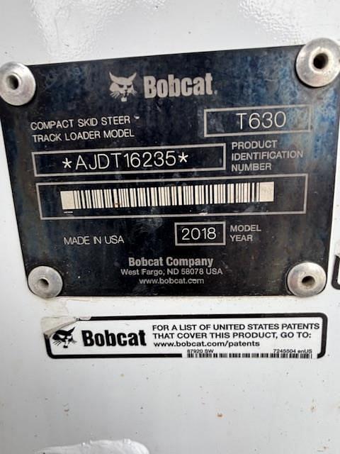 Image of Bobcat T630 equipment image 1