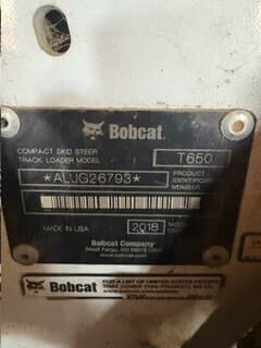 Image of Bobcat T650 equipment image 1