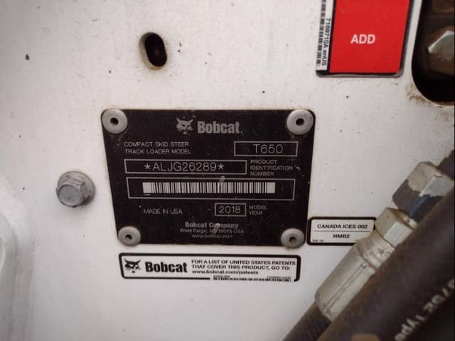 Image of Bobcat T650 equipment image 4
