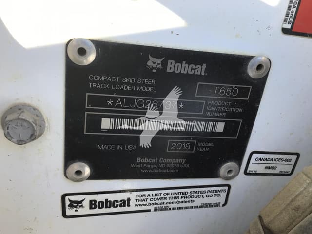Image of Bobcat T650 equipment image 1