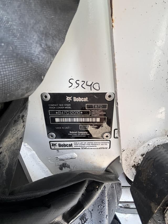 Image of Bobcat T870 equipment image 1