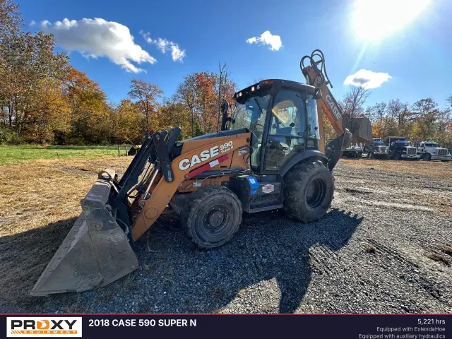 Image of Case 590 Super N equipment image 2