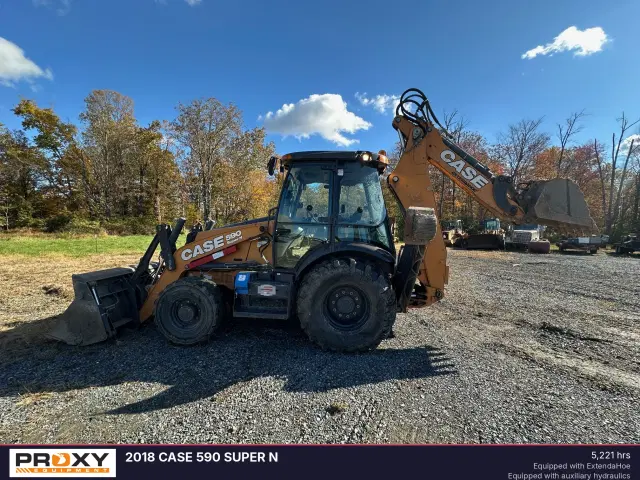 Image of Case 590 Super N equipment image 1