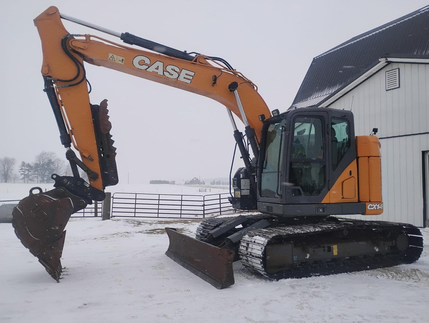 2018 Case CX145D SR Equipment Image0