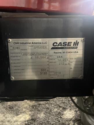 Image of Case IH Patriot 3340 equipment image 2